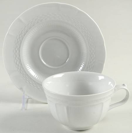 Angela Flat Cup & Saucer Set