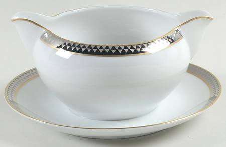 Athenia Gravy Boat with Attached Underplate