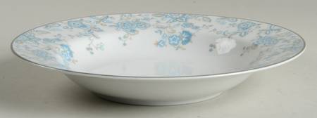 Blue Meadows Rim Soup Bowl