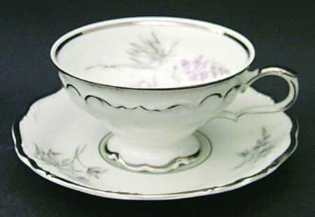 Footed Cup & Saucer Set