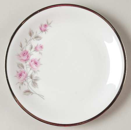 Dawn Rose (Bavaria, Germany) Bread & Butter Plate
