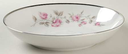 Dawn Rose (Bavaria, Germany) Coupe Soup Bowl