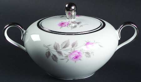 Dream Rose Sugar Bowl & Lid