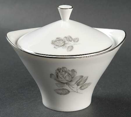 Ebony Rose Sugar Bowl & Lid