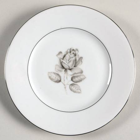 Midnight Rose Bread & Butter Plate