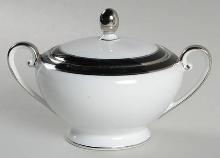 Moon Glo Sugar Bowl & Lid