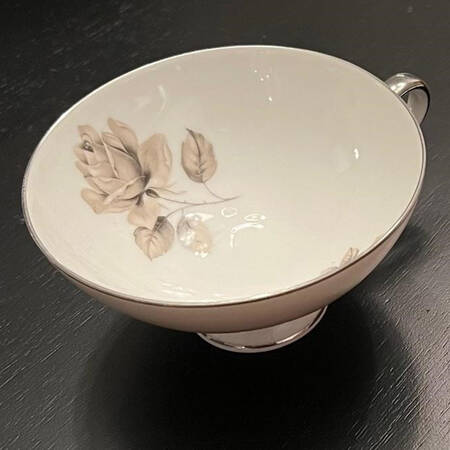 Moonlight Rose Footed Cup