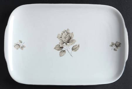 Moonlight Rose 12" Oval Serving Platter