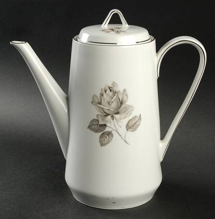Moonlight Rose Coffee Pot & Lid