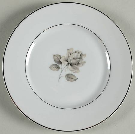 Moonlight Rose Salad Plate