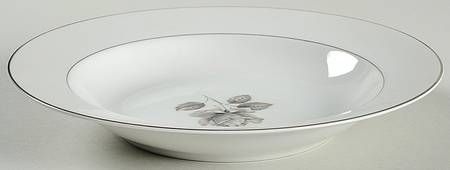 Moonlight Rose Rim Soup Bowl