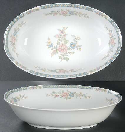Summer Love 10" Oval Vegetable Bowl