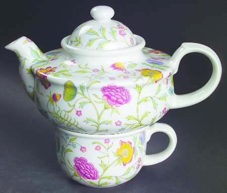 Avignon Individual Teapot & Lid with Cup by Toscany