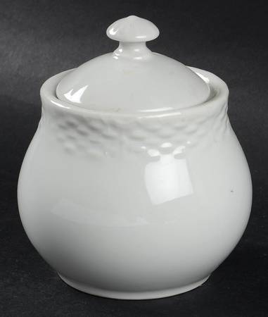 Bianco Sugar Bowl & Lid