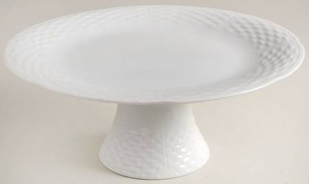 Bianco 10" Diameter Pedestal Cake Stand