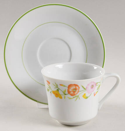 Ceylon Flat Cup & Saucer Set