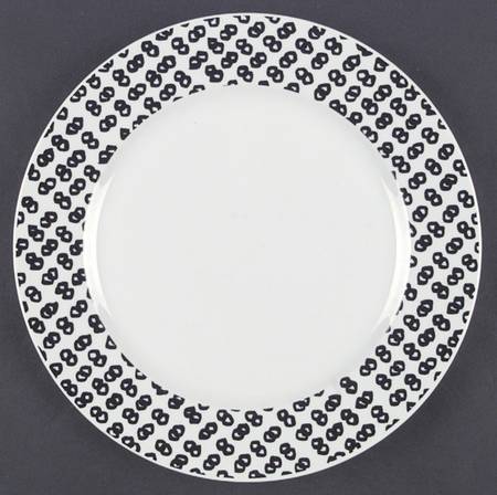 Domino Dinner Plate