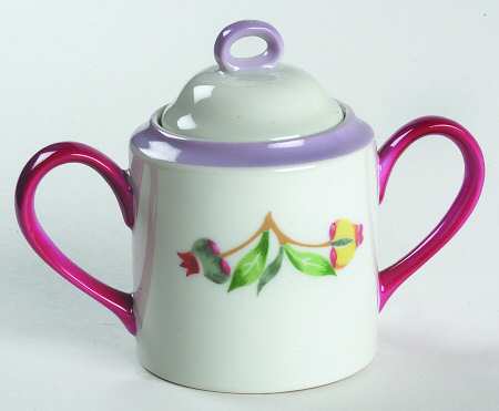Laurelwood Sugar Bowl & Lid