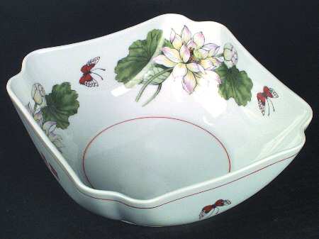 Lotus 7" Square Vegetable Bowl
