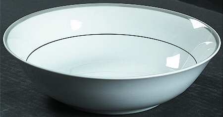 Noir 9" Round Vegetable Bowl
