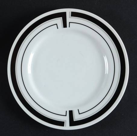Noir Salad Plate