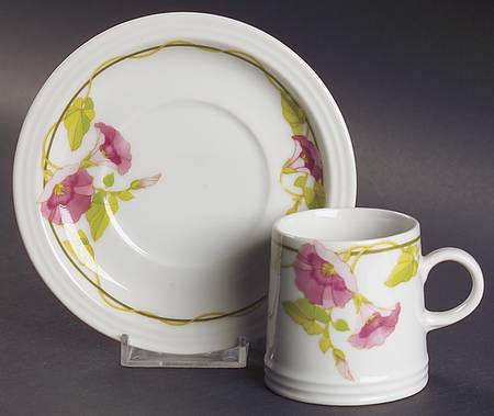 Portsmouth Flat Demitasse Cup & Saucer Set