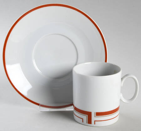 Tabouret Flat Cup & Saucer Set