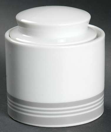 Tambour Sugar Bowl & Lid