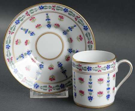 Langeais Flat Demitasse Cup & Saucer Set