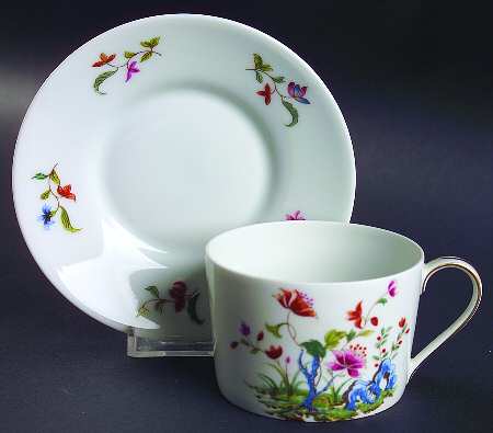 Madras Flat Cup & Saucer Set