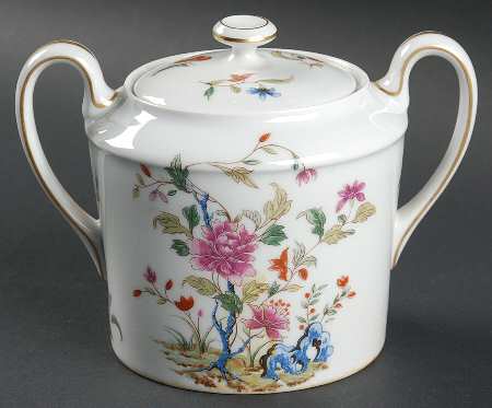 Madras Sugar Bowl & Lid