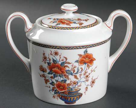 Mandarin Sugar Bowl & Lid