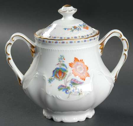 Persan Rouge Sugar Bowl & Lid