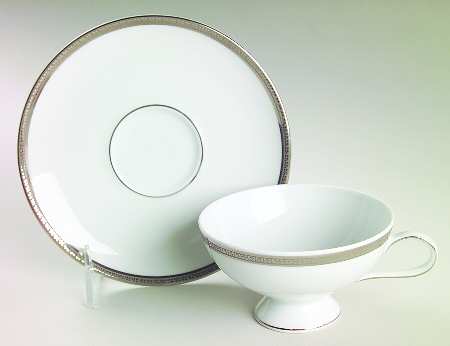 Charm Footed Cup & Saucer Set