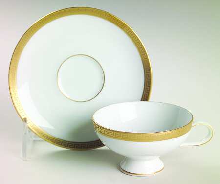 Coronation Footed Demitasse Cup & Saucer Set