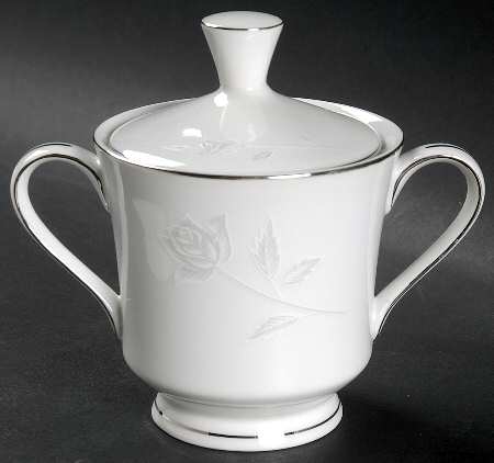 Eternal Rose Sugar Bowl & Lid