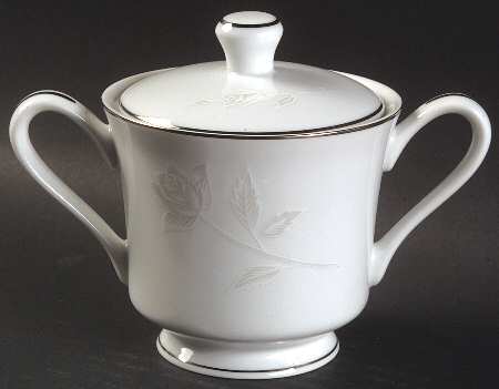Eternal Rose Sugar Bowl & Lid