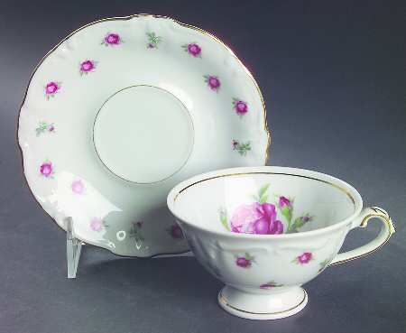First Love Footed Cup & Saucer Set
