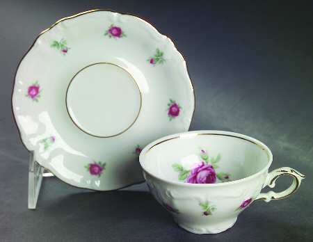 First Love Footed Demitasse Cup & Saucer Set