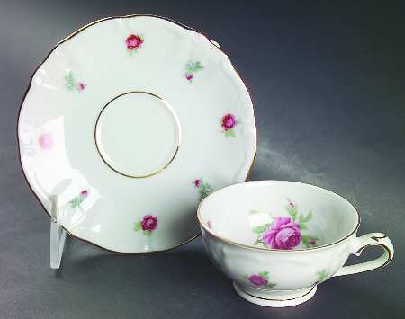First Love Footed Demitasse Cup & Saucer Set