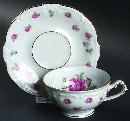 First Love Footed Cup & Saucer Set