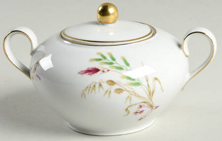 Harvest Bouquet Sugar Bowl & Lid