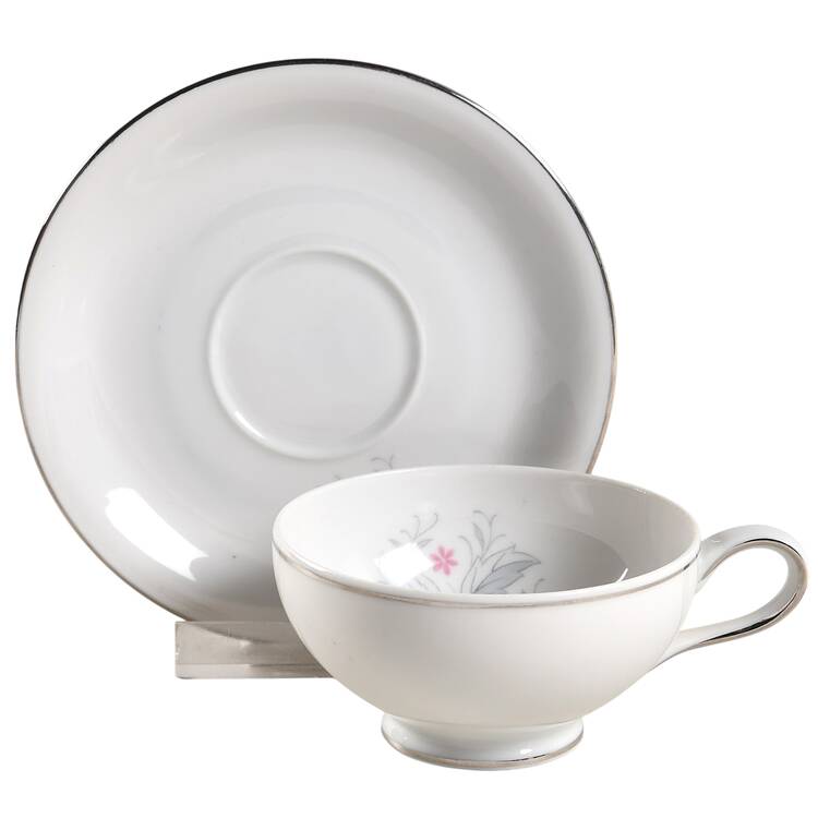 Medley Footed Demitasse Cup & Saucer Set