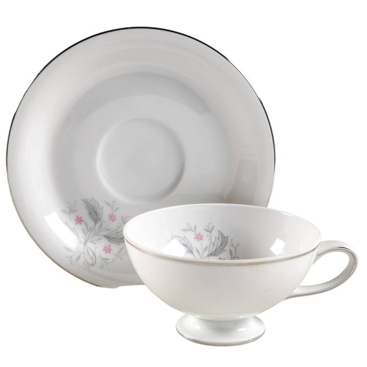 Medley Footed Cup & Saucer Set