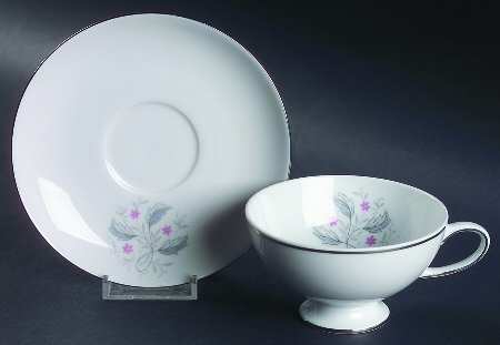 Medley Footed Cup & Saucer Set