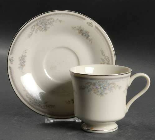 Normandy Footed Cup & Saucer Set