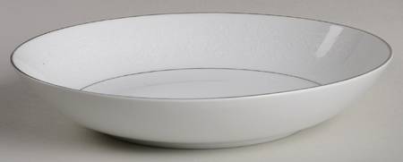 White Lace Coupe Soup Bowl