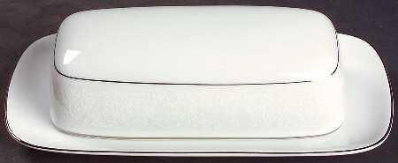White Lace 1/4 Lb Covered Butter