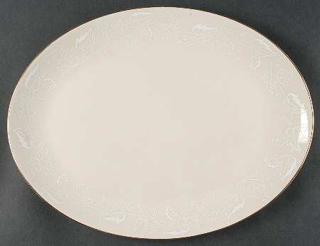 Leaf Lace 14" Oval Serving Platter