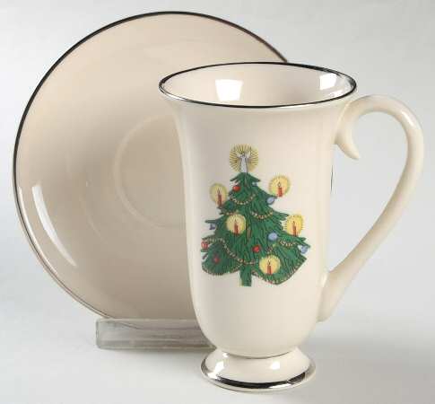 TRI3 Platinum Irish Coffee Cup and Saucer Set